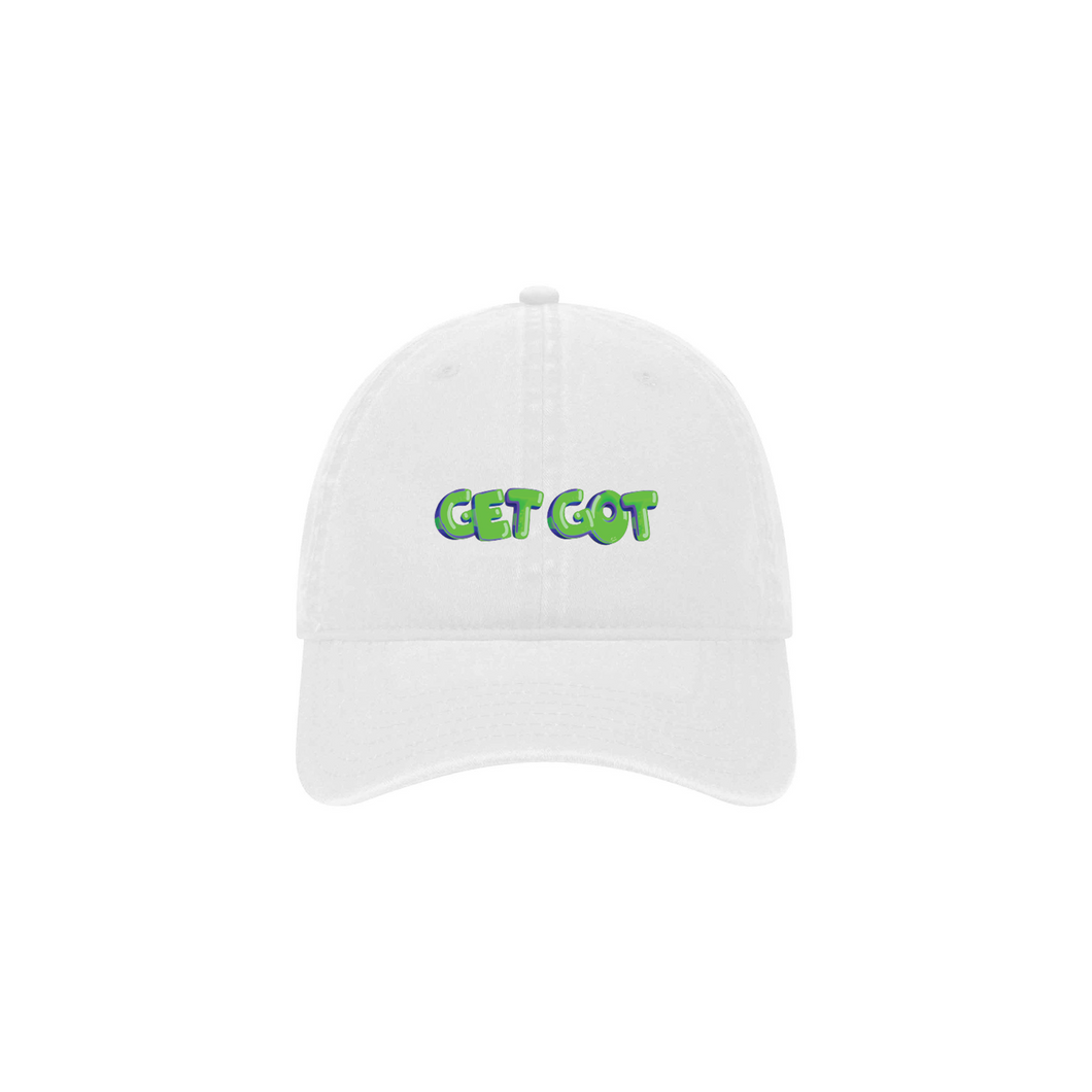 Get Got | White Dad Hat